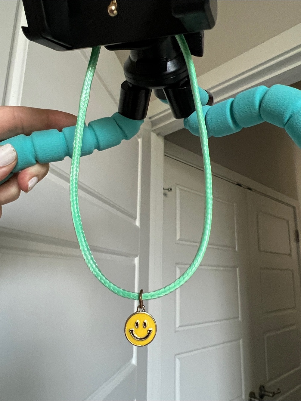 Cute smiley necklace festival